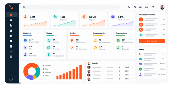 HubSpot screenshot graphics