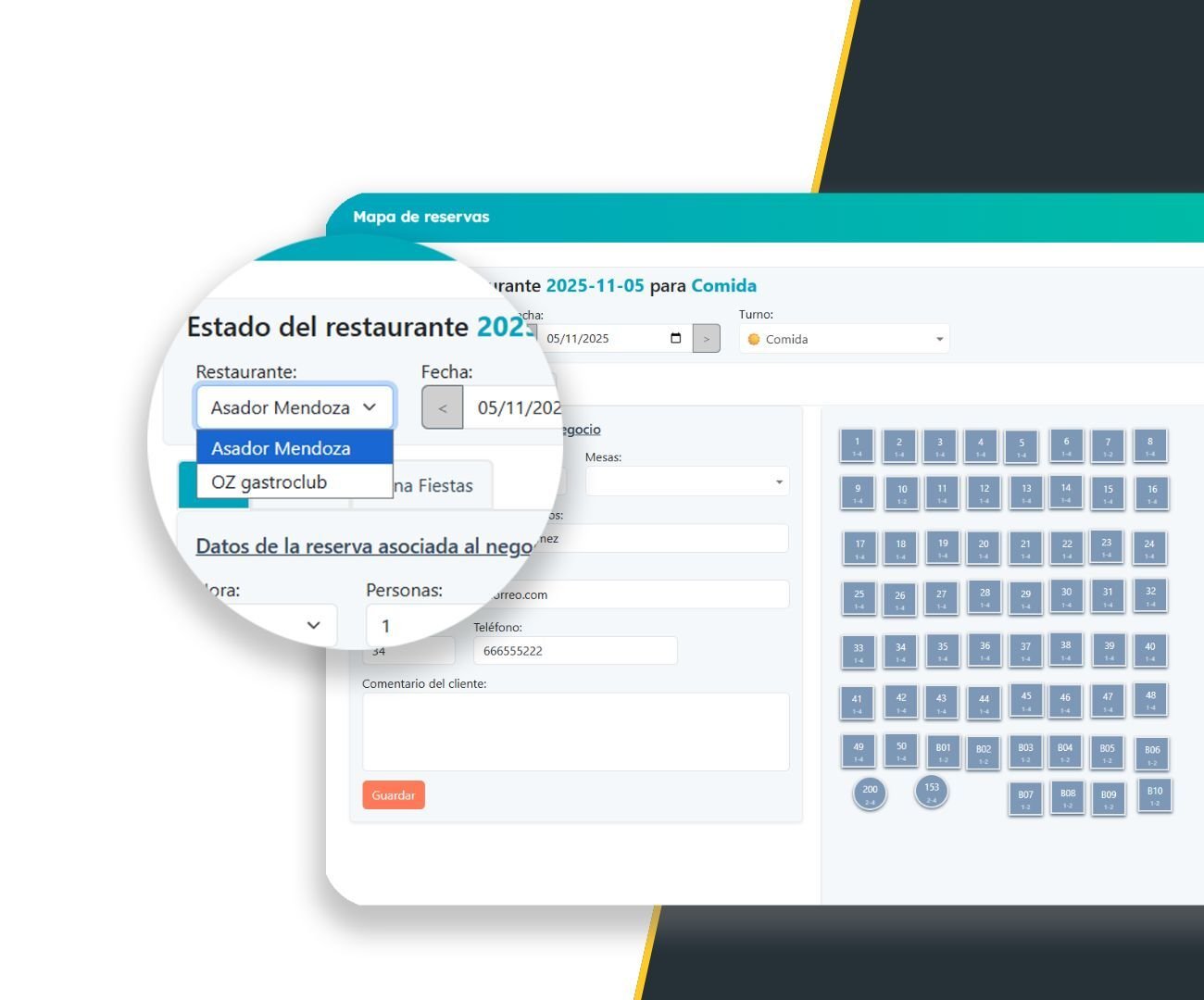 Gestión de reservas multi-restaurante desde un único panel-1