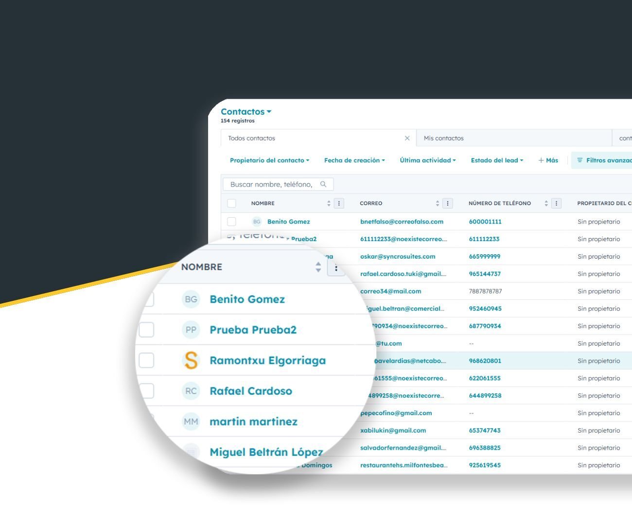 Información 100% centralizada